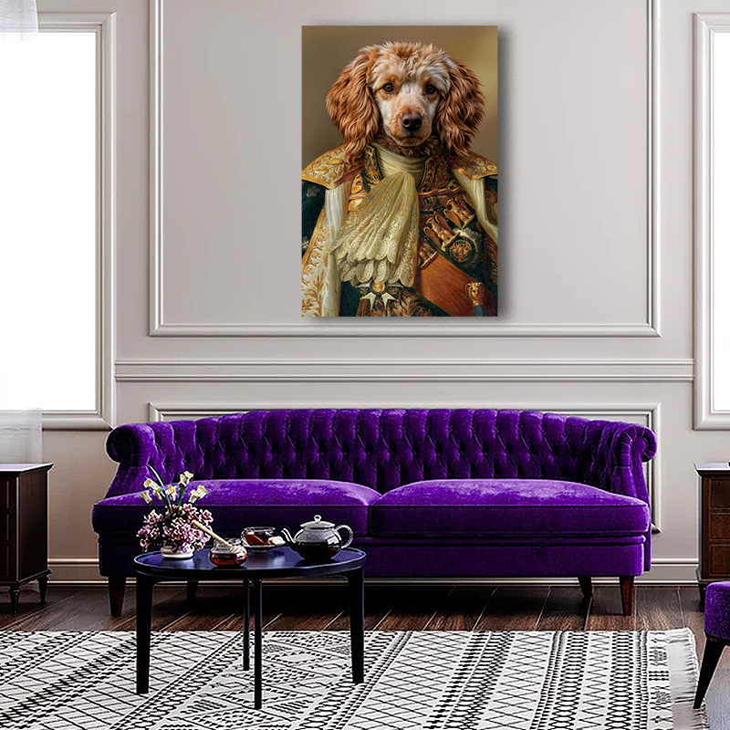Royal Majesty Pet Portrait – Custom Pet Canvas